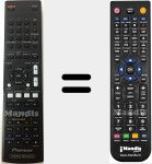 T&eacute;l&eacute;commande pour remplacer AXD7647 (8300764700010-IL)