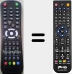 Replacement remote control for T2250V