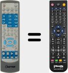 Télécommande pour remplacer DVDPS 251
