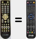 Telecomando sostituto di TVIX-HD-R-3300