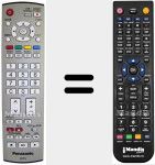 Télécommande pour remplacer EUR7651070