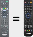 Télécommande pour remplacer RM-ED 047 (FX0049611)