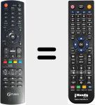 Télécommande pour remplacer NH201RD