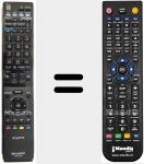 Replacement remote control for GA 841 WJSA