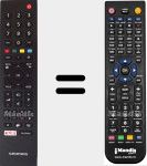 Télécommande pour remplacer TS1-R5 NETFLIX (759551845000)