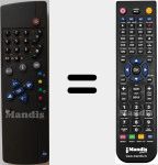 T&eacute;l&eacute;commande pour remplacer TP 720