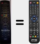Replacement remote control for EH32H4D