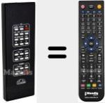Replacement remote control for IN50 ver2
