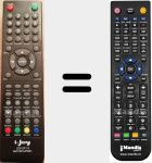 Télécommande pour remplacer ILED19SHHPB01-2
