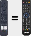 Replacement remote control for RC39175 (23889783)