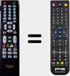 Télécommande pour remplacer 32KA18CJ