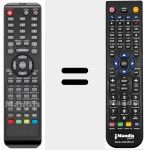 Replacement remote control for LC-227092