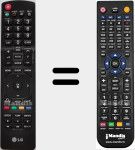 Télécommande pour remplacer AKB72915207