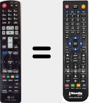 Telecomando sostituto di AKB72976003