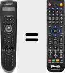 Replacement remote control for LIFESTYLE