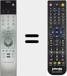 Replacement remote control for Blutech Interactive (89900A06)