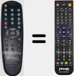 Replacement remote control for Mediadisk Diamond