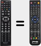 Telecomando sostituto di STV17DVDT-1