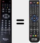 Replacement remote control for STV15T (ver 1)
