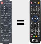 Ersatzfernbedienung für Audio System (N2QAYB000522)