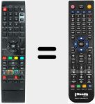 Télécommande pour remplacer NB848