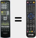 Télécommande pour remplacer RC607M (24140607)