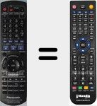 Replacement remote control for N2QAYB000150