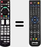 Replacement remote control for N2QAYB000715
