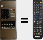 Replacement remote control for 4822 218 20306
