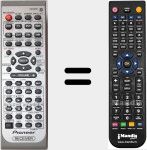 Telecomando sostituto di RC516KU (XXD3101)