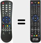Replacement remote control for RC 1055 (20335571)