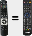 Ersatzfernbedienung für RC5116 (23109835)