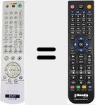 Télécommande pour remplacer RMT-D171P (147884321)