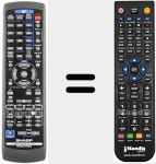 Télécommande pour remplacer RRMCGA148AWSA