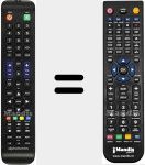 Télécommande pour remplacer SL-19 DSBAI+