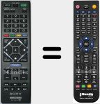 Ersatzfernbedienung f&uuml;r RM-ED054 (149206721)