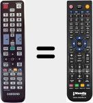 Télécommande pour remplacer AA59-00465A