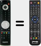 Telecomando sostituto di RC1050 (20328881)