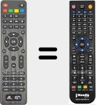 Ersatzfernbedienung für Fransat (Satmatic-HD)