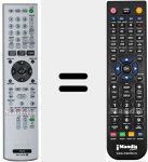 Replacement remote control for RMT-D 230 P (147955811)