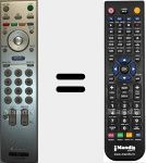 Replacement remote control for RM-ED008 (147997811)