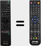 Telecomando sostituto di RMT-D 246 P (148016911)