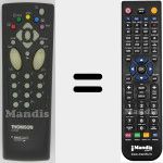 Telecomando sostituto di RCT 100 (10546340)
