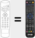 Télécommande pour remplacer TM30