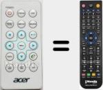 Replacement remote control for K130 (VZ.JE600.001)