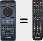 Télécommande pour remplacer DVD-16 (AAX83650)