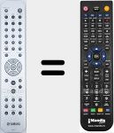Replacement remote control for ZW98170 (ZW981700)