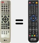 Replacement remote control for 6710CDAK11C