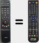 Replacement remote control for CONTROL 200 VTR (87000051)