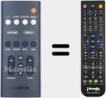 Replacement remote control for VDQ7610 (VDQ76100)